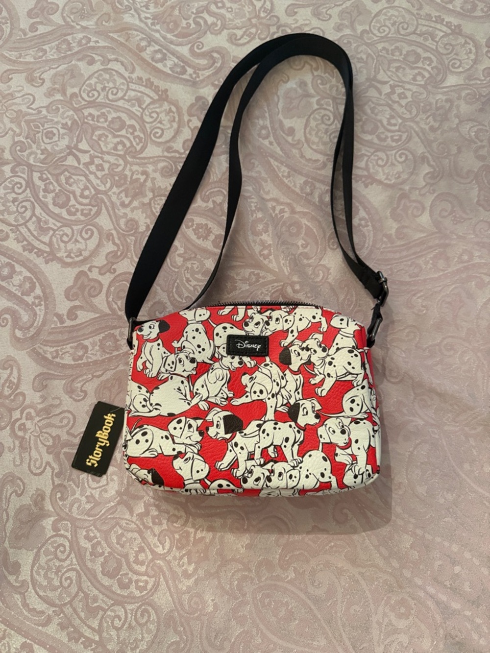 Disney Red and Black 101 Dalmatians Crossbody Bag